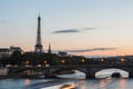 The Eiffel Tower for the Bastille Day in Paris - La Tour Eiffel ÃÂ  Paris pour le 14 Juillet ÃÂ  Paris Royalty Free Stock Photo